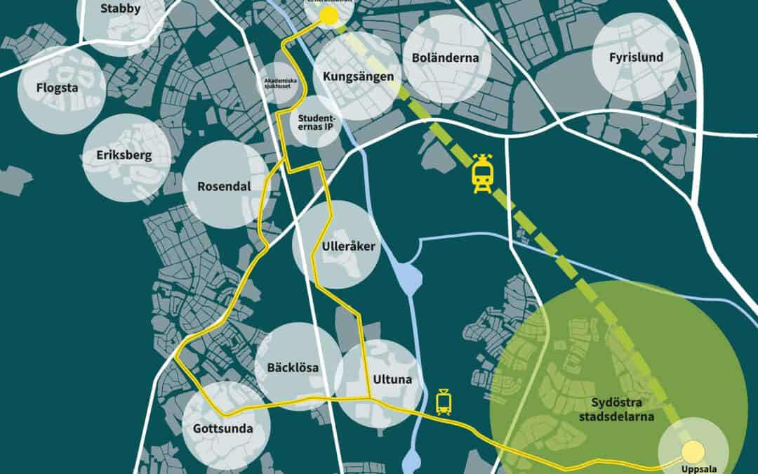 Treeline produces a programme document for light rail in Uppsala